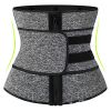 Workout Waist Trainers for Women Sweat Waist Trimmers Weight Loss Body Shaper - Single belt Black - XL