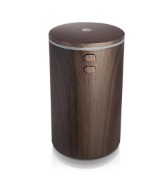 Usb Wood Grain Car Essential Oil Aroma Diffuser Mini Mute Humidifier Retro Aroma Diffuser Small Sprayer (Option: Deep wood grain-USB)